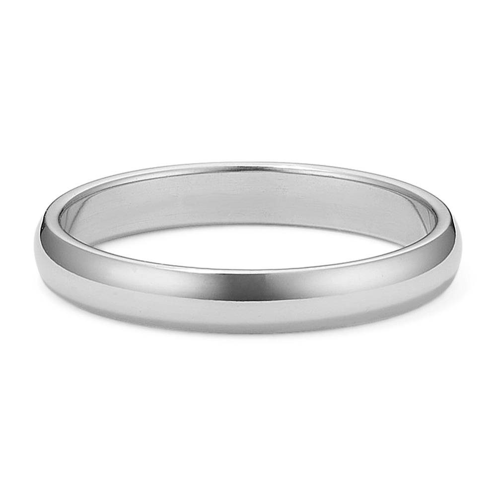 14K White Gold Band (3mm)
