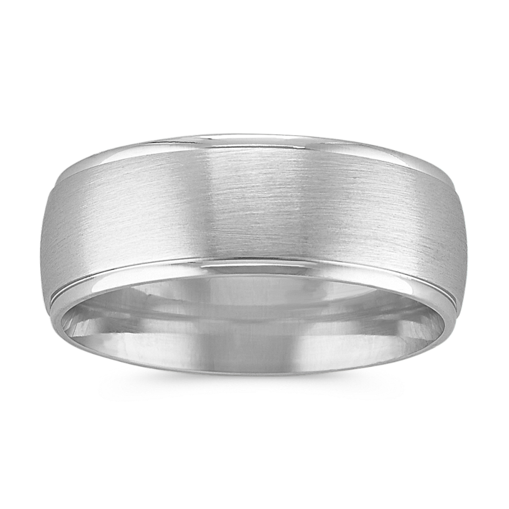 Andri 14K White Gold Band (8mm)