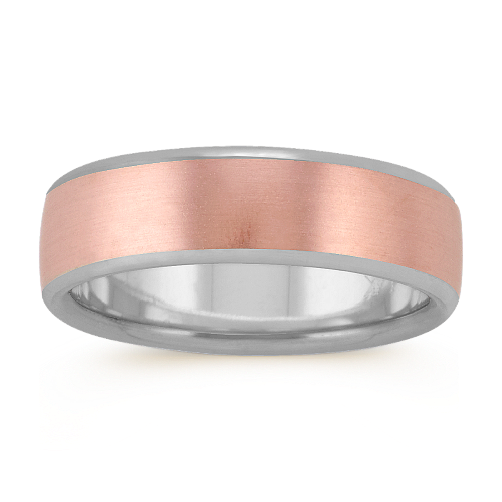Durham 14K Two-Tone Gold Band (6.5mm)