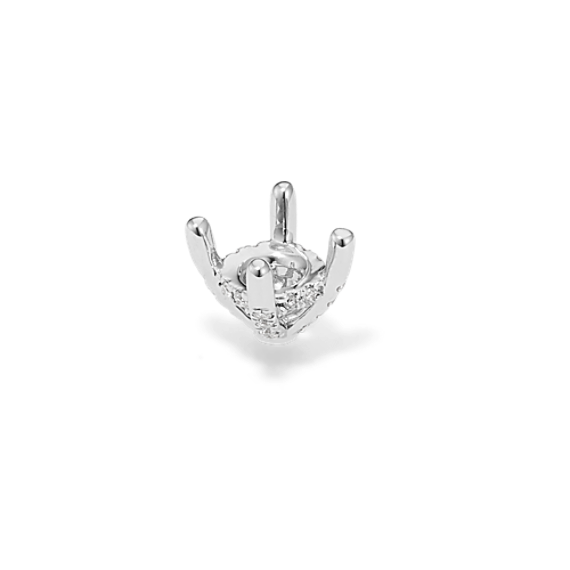Pedestal Diamond Decorative Crown (Holds approx. 5.2mm Round)