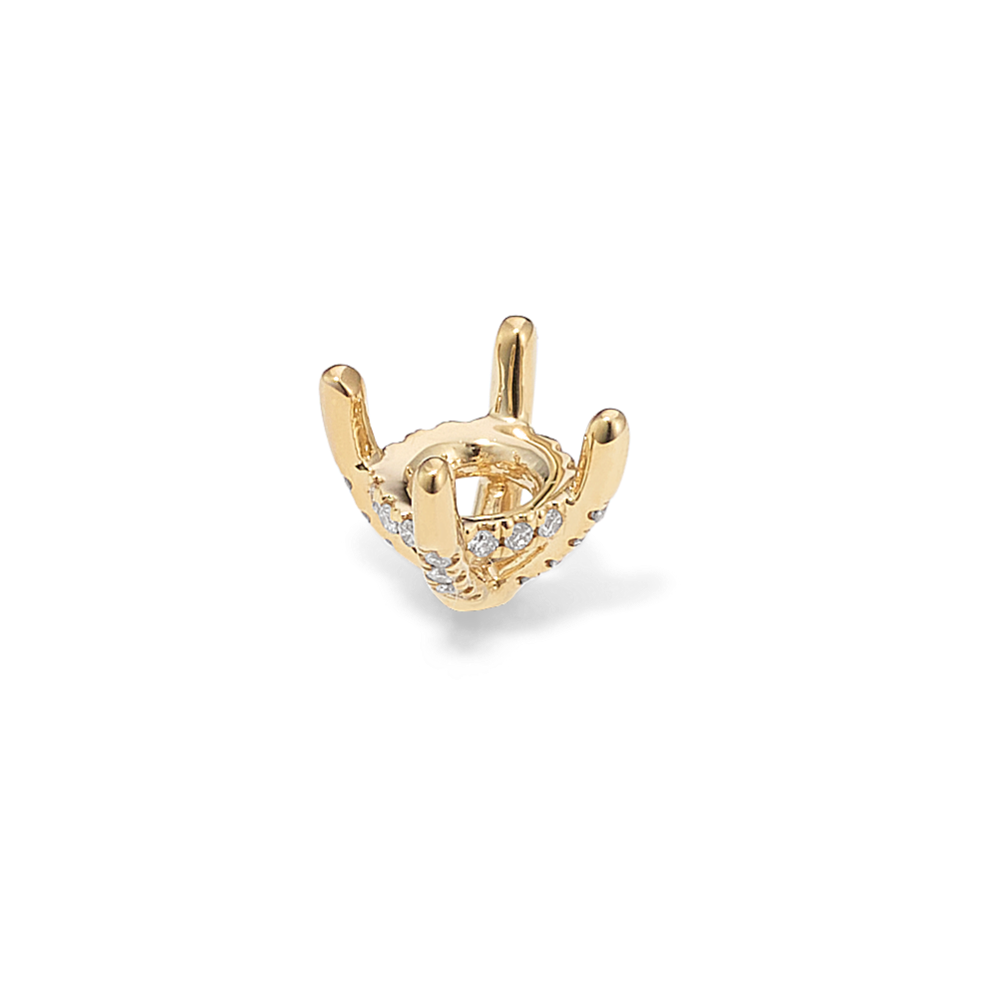 Pedestal Diamond Decorative Crown (Holds approx. 6mm Round)