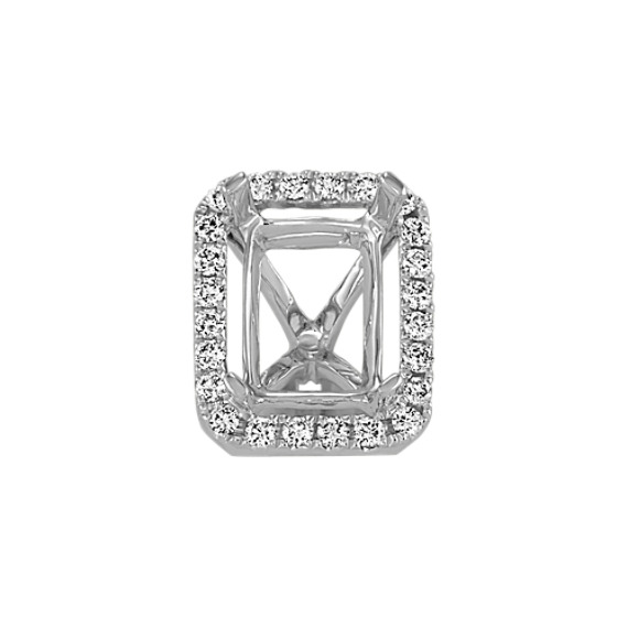 Classic Diamond Halo Decorative Crown