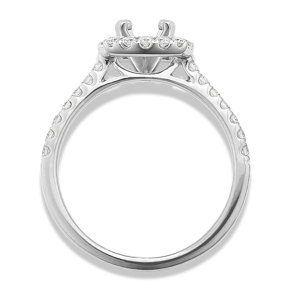 Classic Halo Diamond Engagement Ring Shane Co.