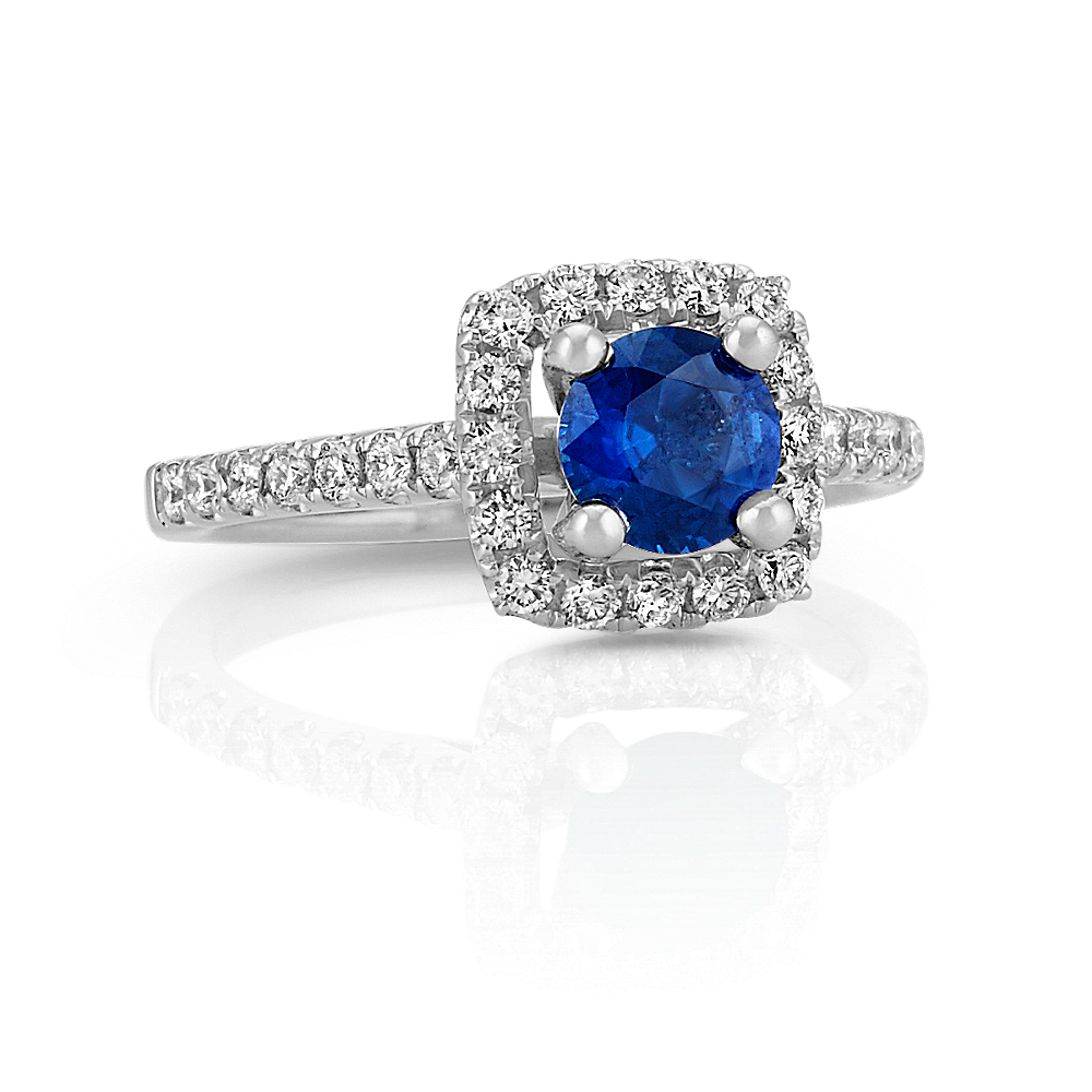Classic Halo Diamond Engagement Ring Shane Co.