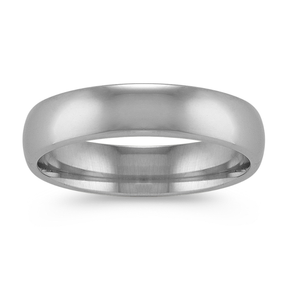 Matte Classic Wedding Ring In Platinum 5mm Blue Nile