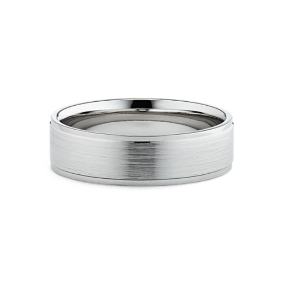 Satin Platinum Band (6mm)
