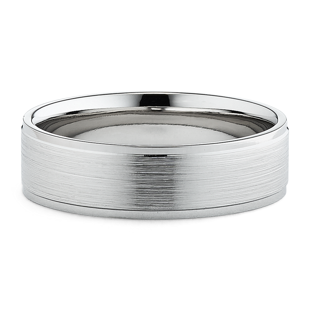 Satin Platinum Band (6mm)