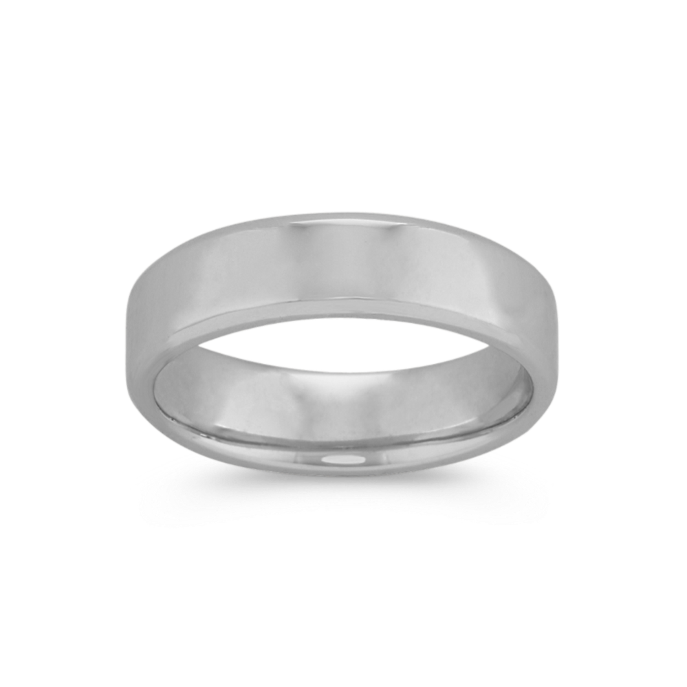 Classic Wedding Band in 14K White Gold