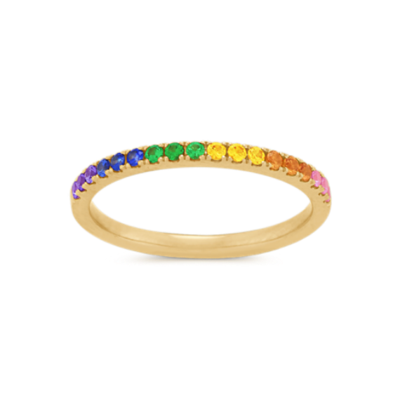 Confetti Rainbow Gemstone Ring | Shane Co.