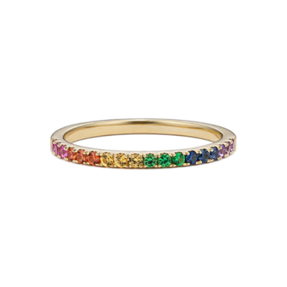 Confetti Rainbow Gemstone Ring