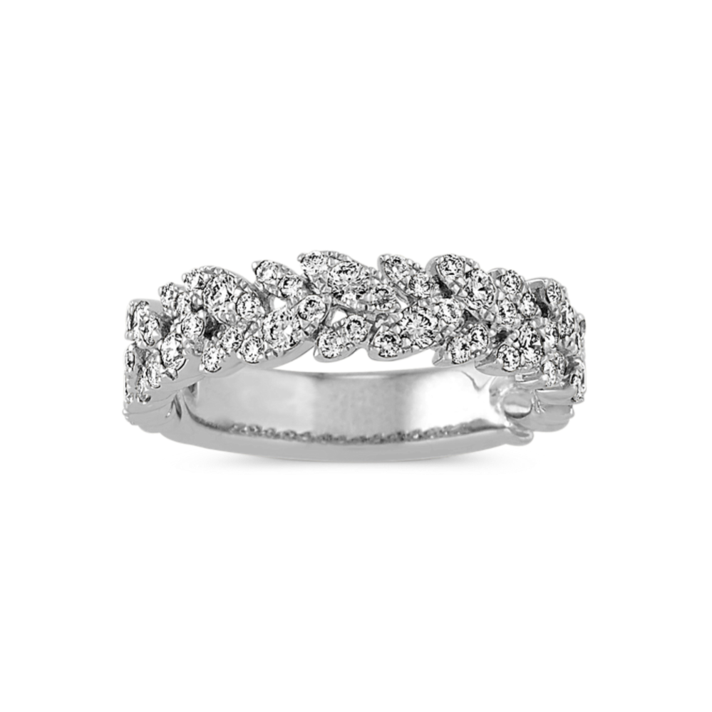 Contemporary Diamond Wedding Band