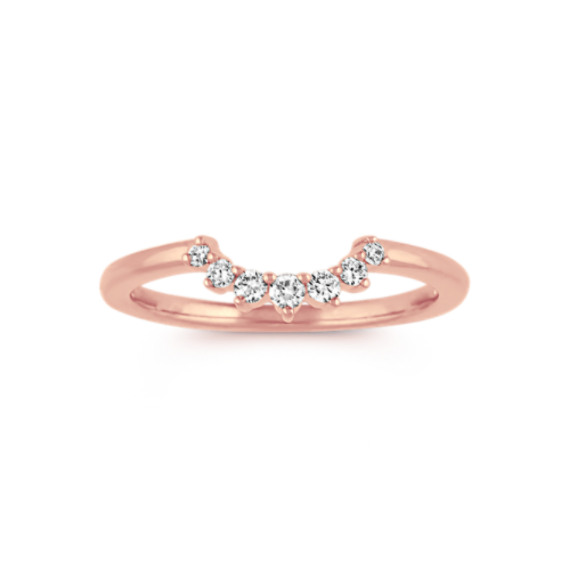 Contour Diamond Wedding Band In 14k Rose Gold Shane Co   Contour Diamond Wedding Band In 14k Rose Gold 41085631 M &&scale=.75