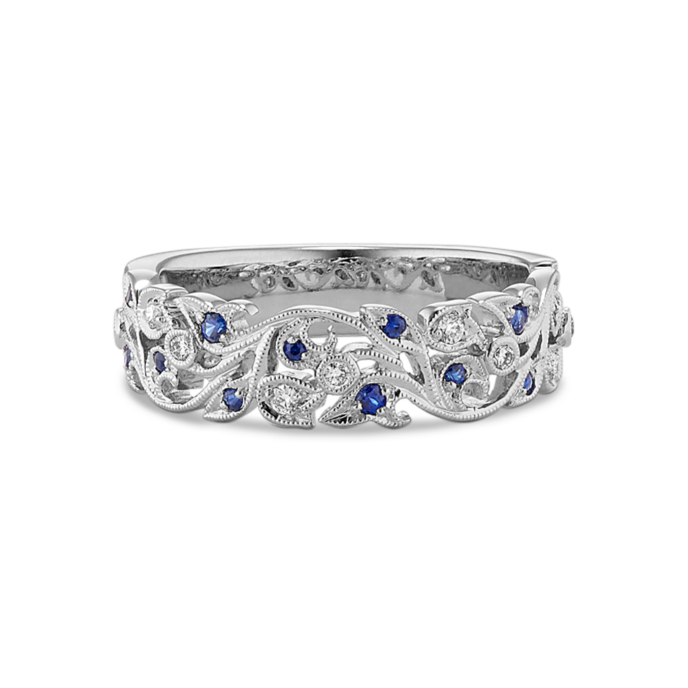 Cordelia Sapphire & Diamond Band