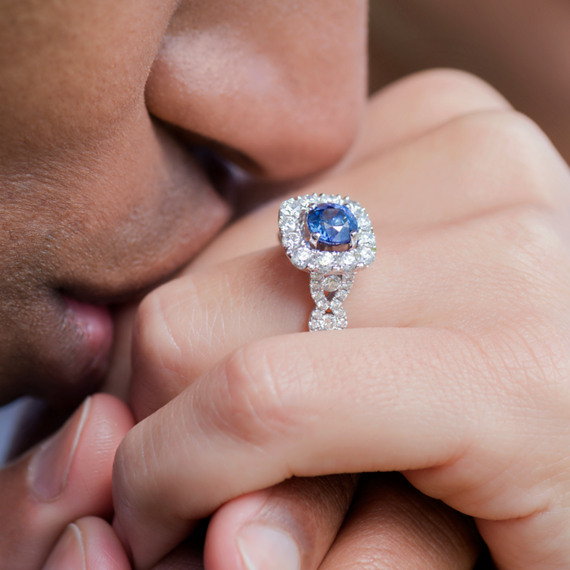Cushion Halo Swirl Diamond Engagement Ring Shane Co