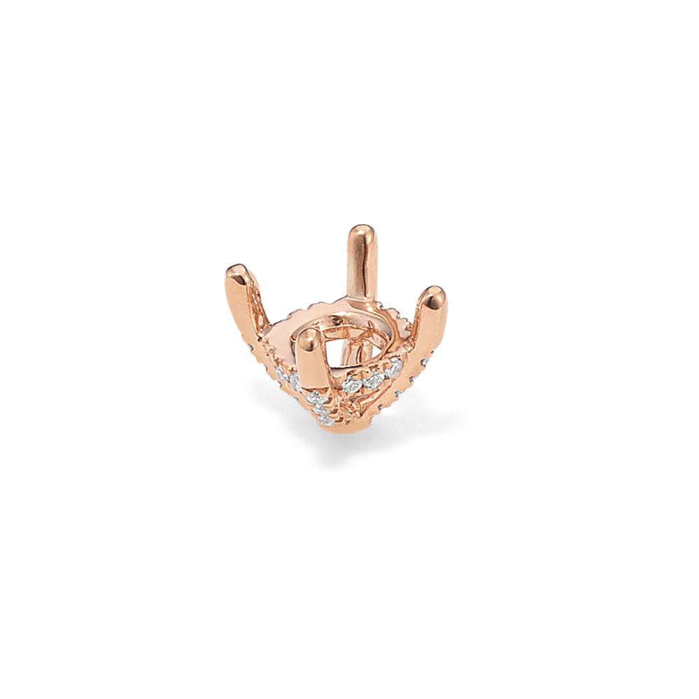 Pedestal Diamond Decorative Crown (Holds approx. 6mm Round)