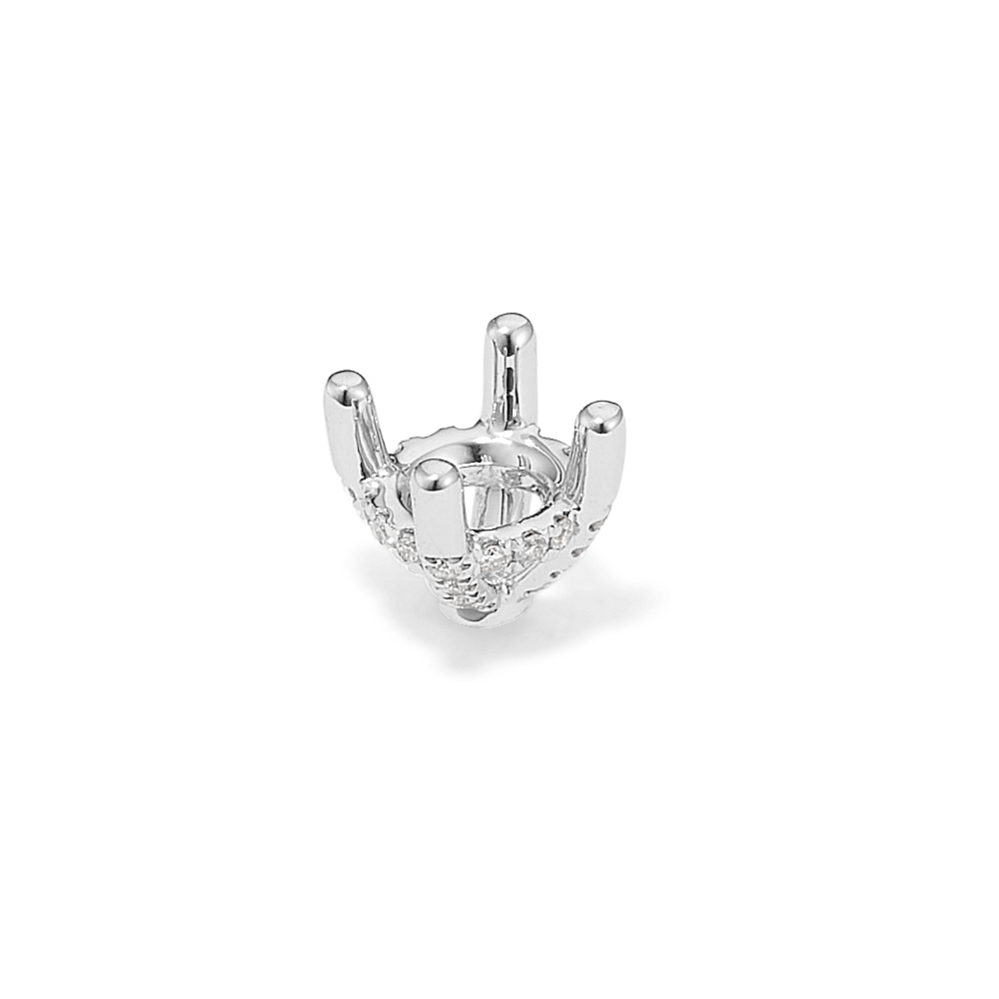 Pedestal Diamond Decorative Crown (Holds approx. 6mm Round)