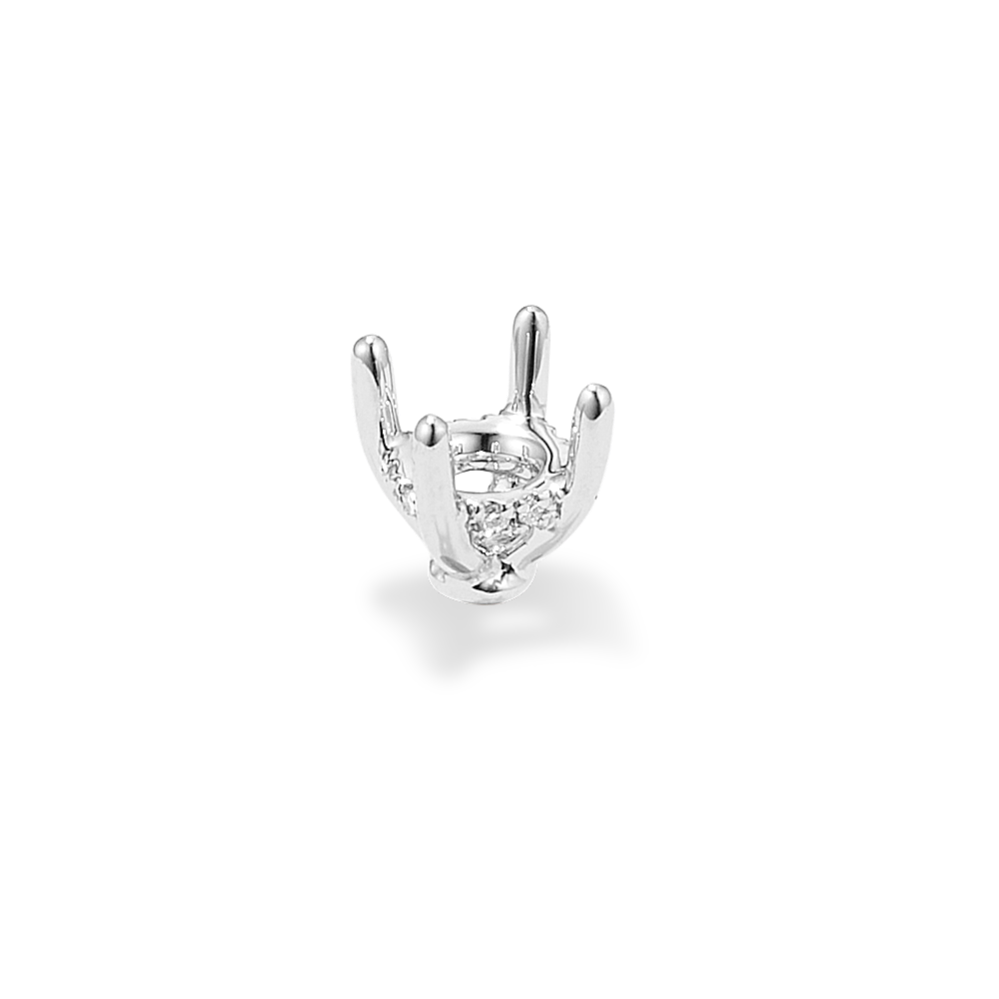 Rosebud Diamond Decorative Crown (Holds approx. 5.2mm Round)