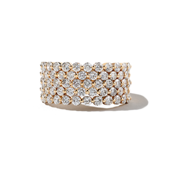 Multi-Row 2.10 tcw Diamond Ring