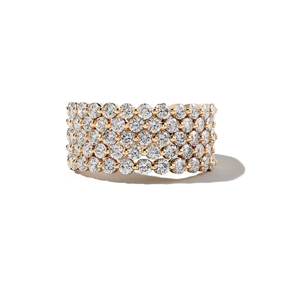 Multi-Row 2.10 tcw Diamond Ring