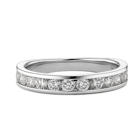 Diamond Channel Set Wedding Band Shane Co Channel Set Round Diamond Wedding Band