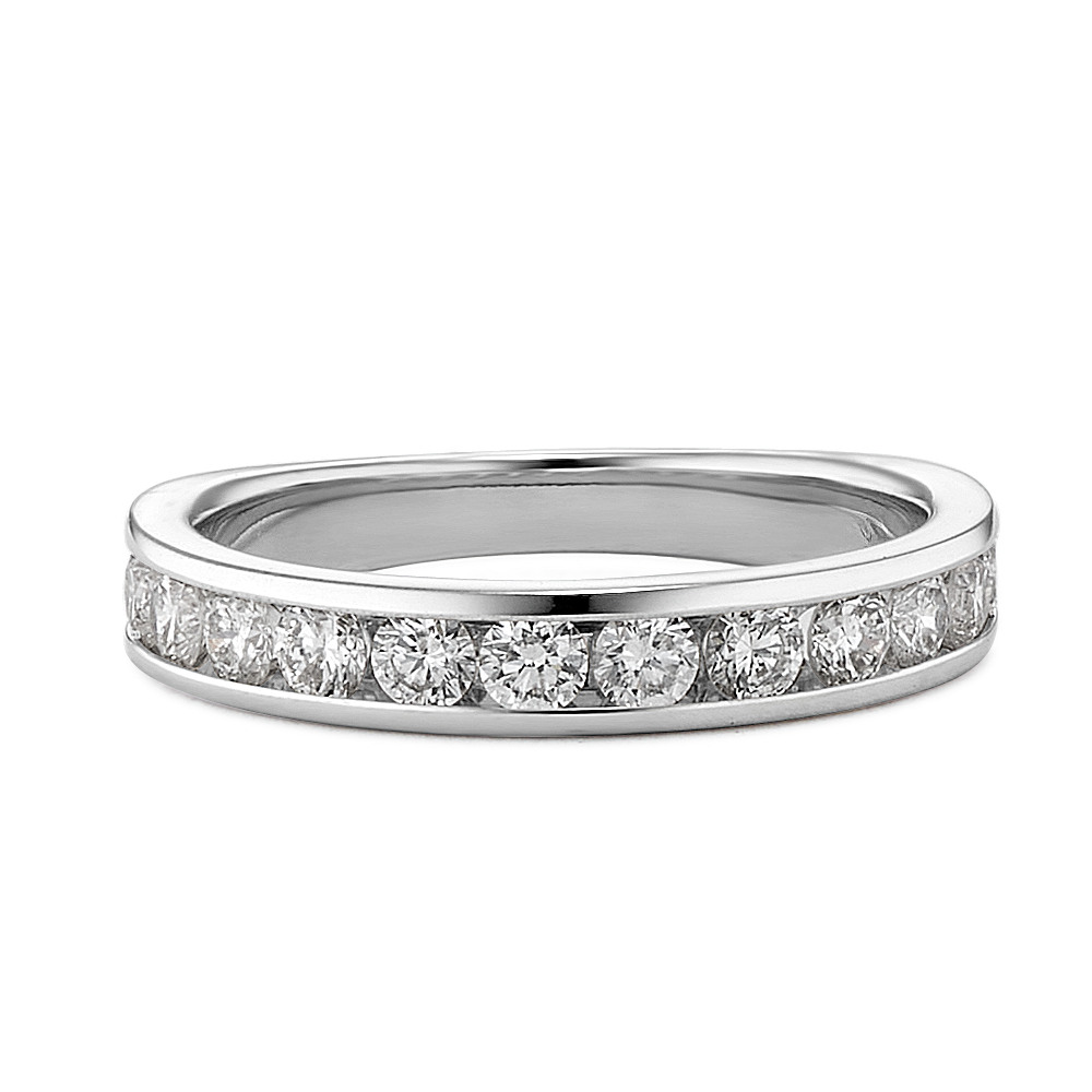 Diamond Channel Set Wedding Band Shane Co Diamond Channel Set Wedding Band