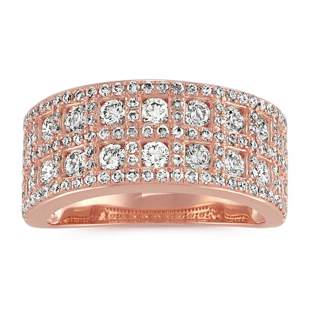 Diamond Fashion Ring in Rose Gold