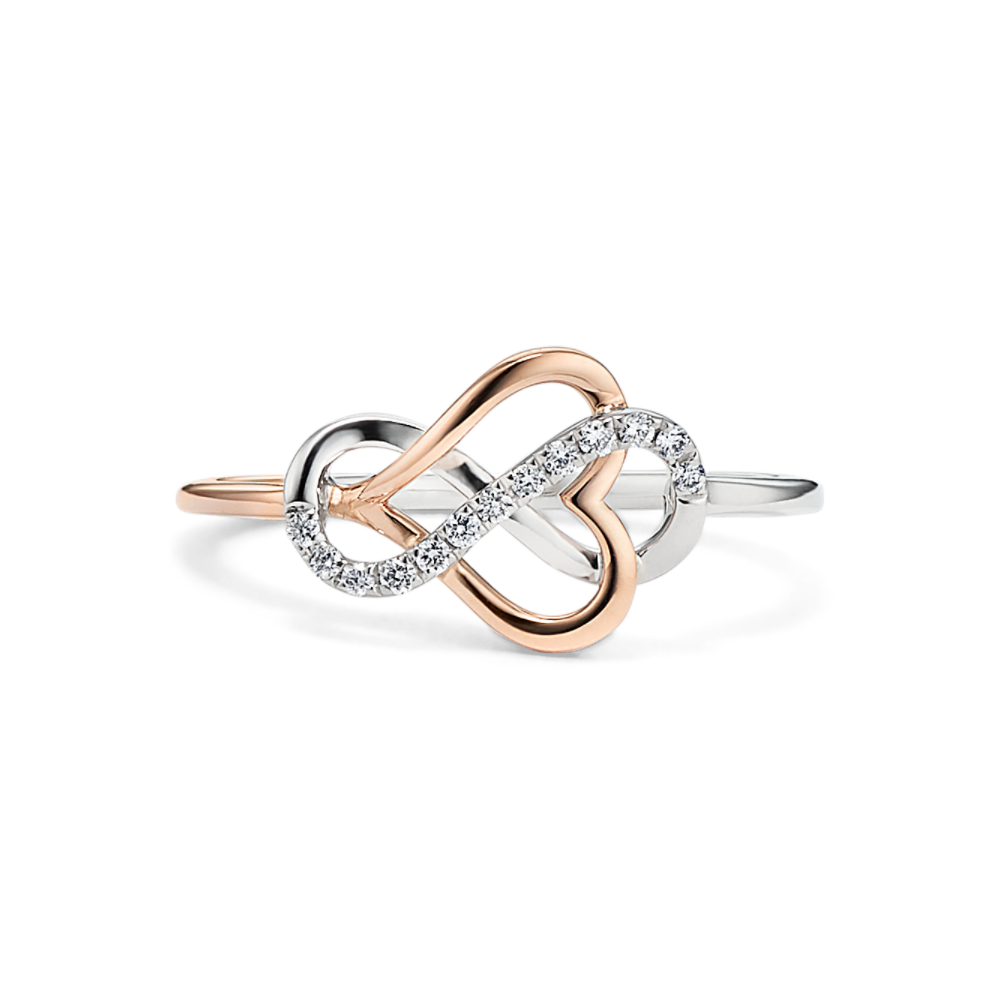 Sadie Infinity Heart Diamond Ring Shane Co.