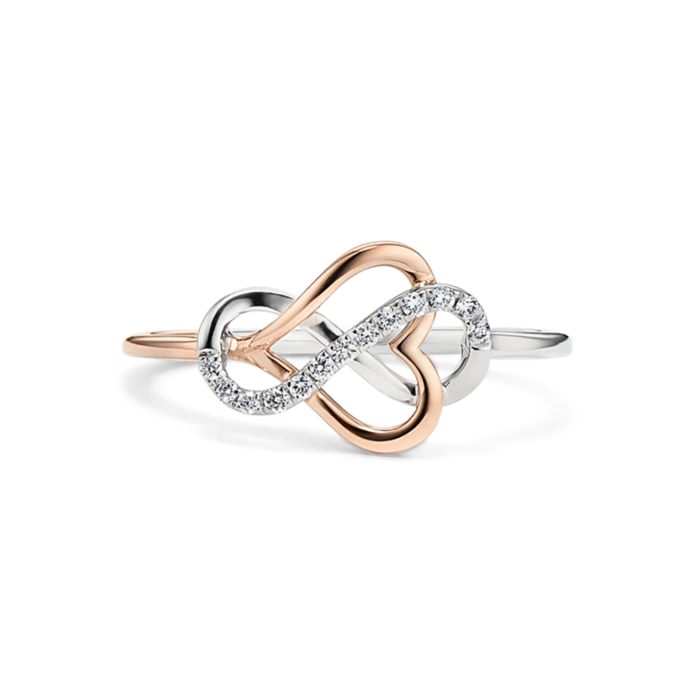 Sadie Infinity Heart Diamond Ring