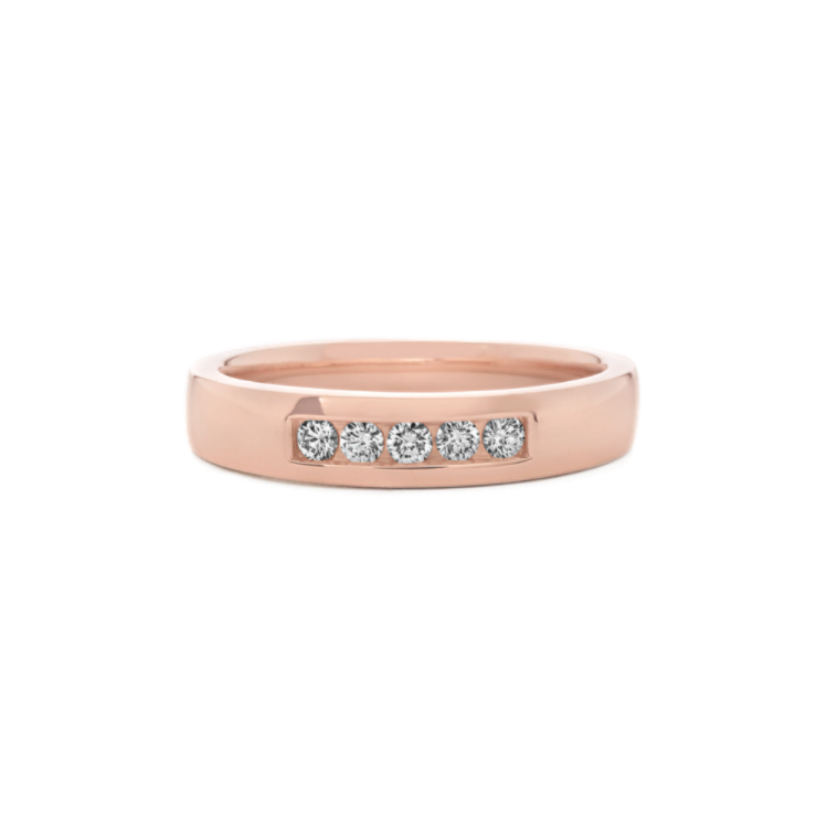 Shane co rose sale gold wedding band