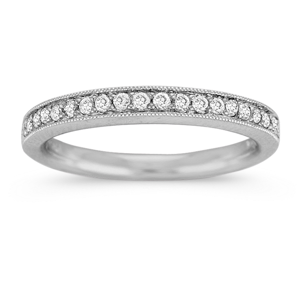 Abigail Diamond Band in Platinum