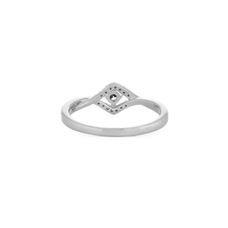 Lily Natural Diamond Promise Ring in Sterling Silver