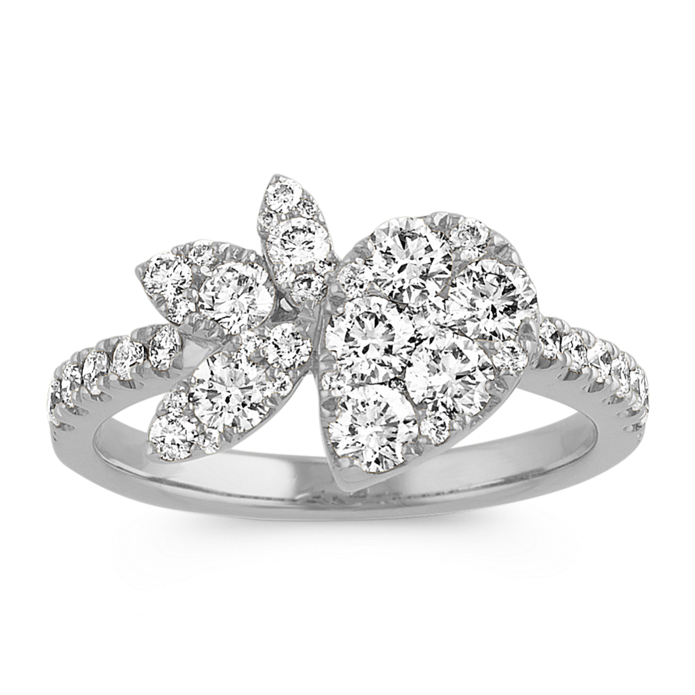 Diamond Ring in 14k White Gold