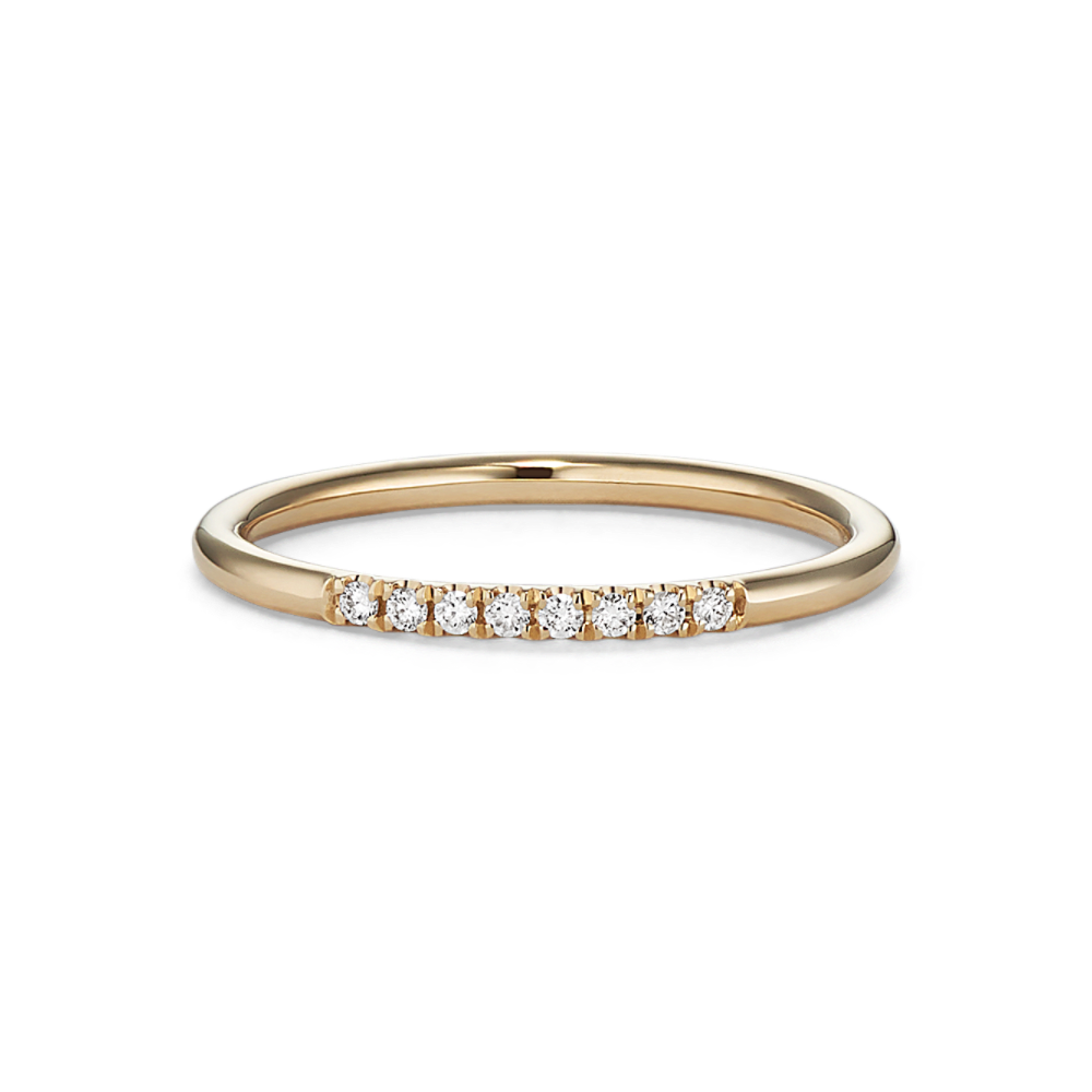 Zoe Natural Diamond Stackable Ring in 14K Yellow Gold