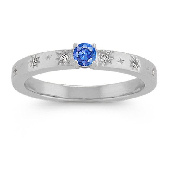 Diamond Star Pick-Your-Gemstone Ring 