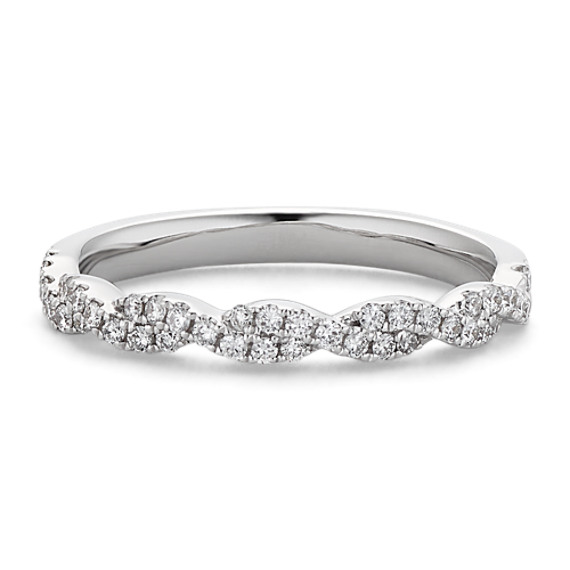 infinity wedding bands diamond