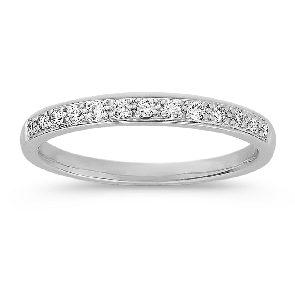 Lafayette Diamond Band in Platinum