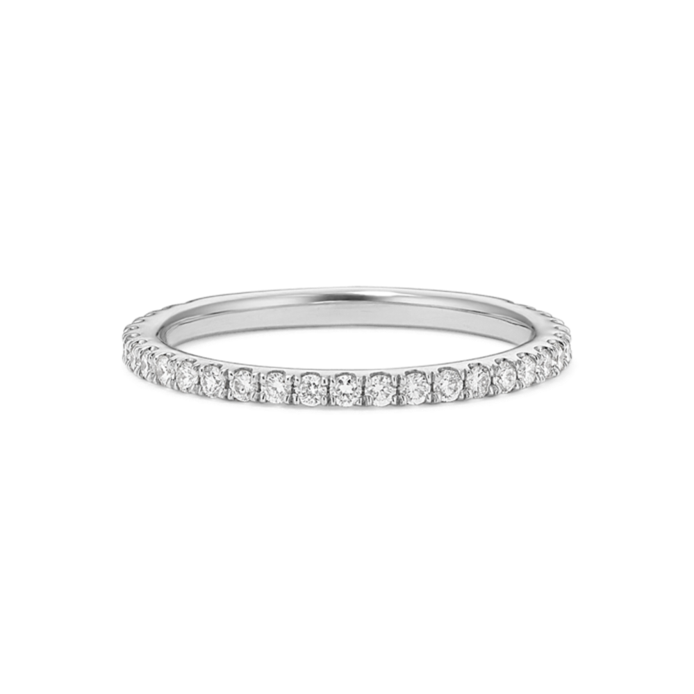 Darcy Pave Band in Platinum (Sz 8)