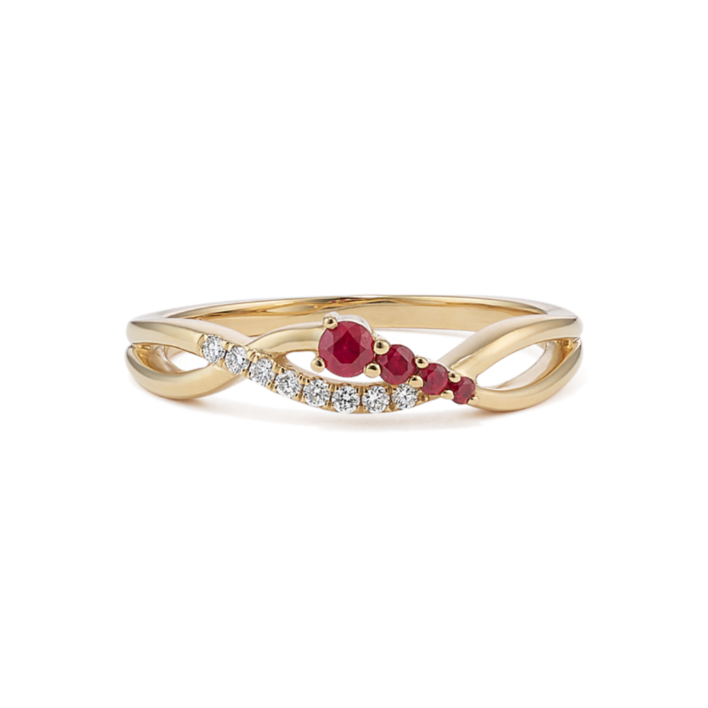 Rayne Ruby & Diamond Ring