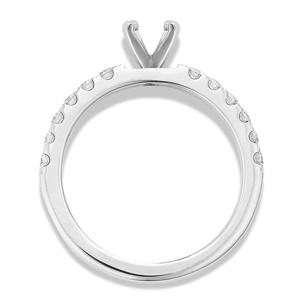 Diana Pave Engagement Ring | Shane Co.