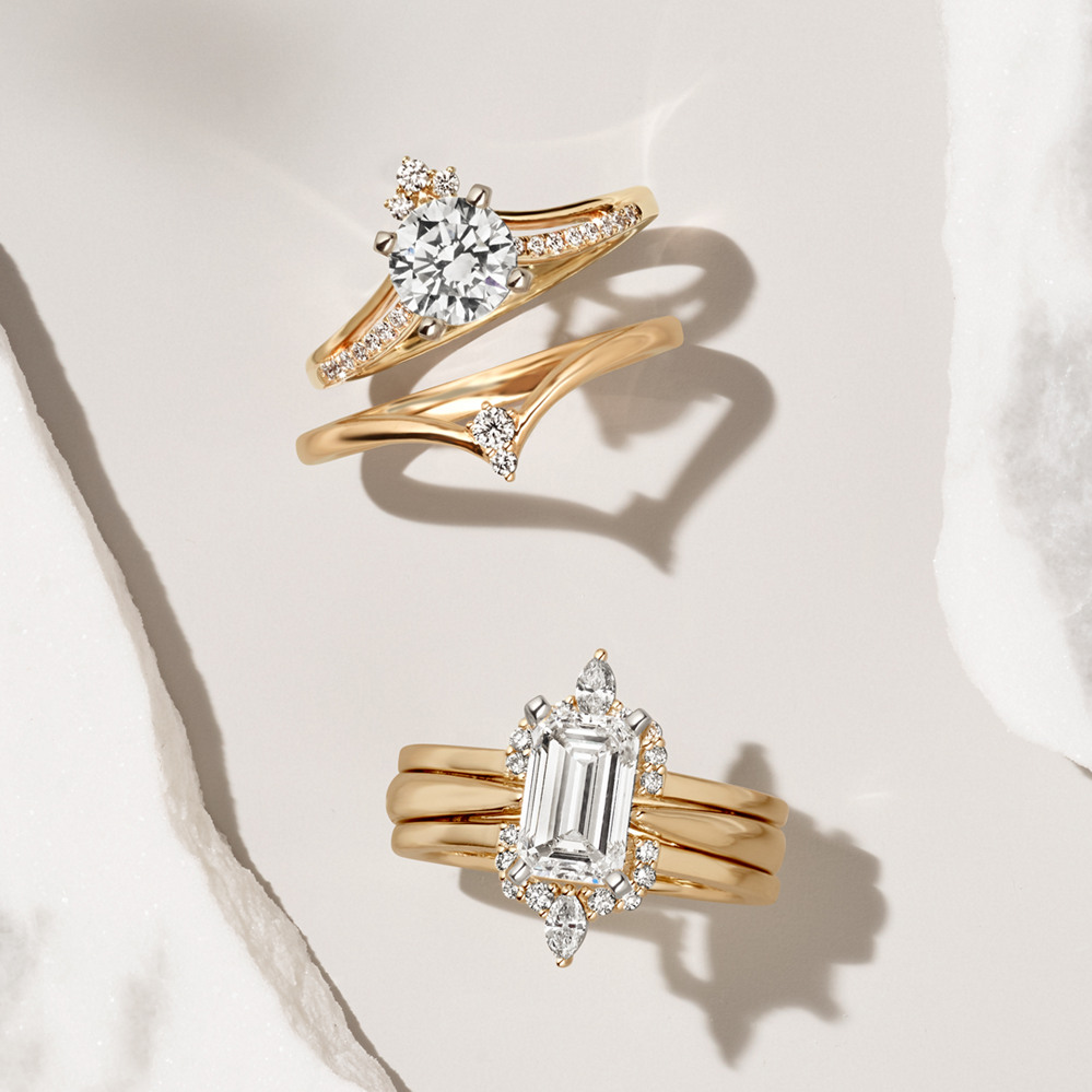 Duet Rings Duet Contour Engagement Ring | Shane Co.
