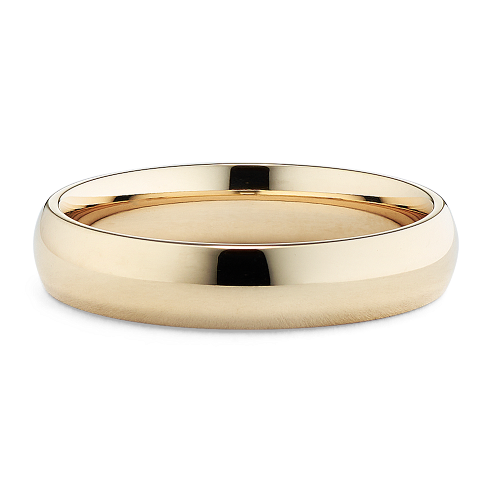 Comfort Fit 14K Gold Band (5mm)