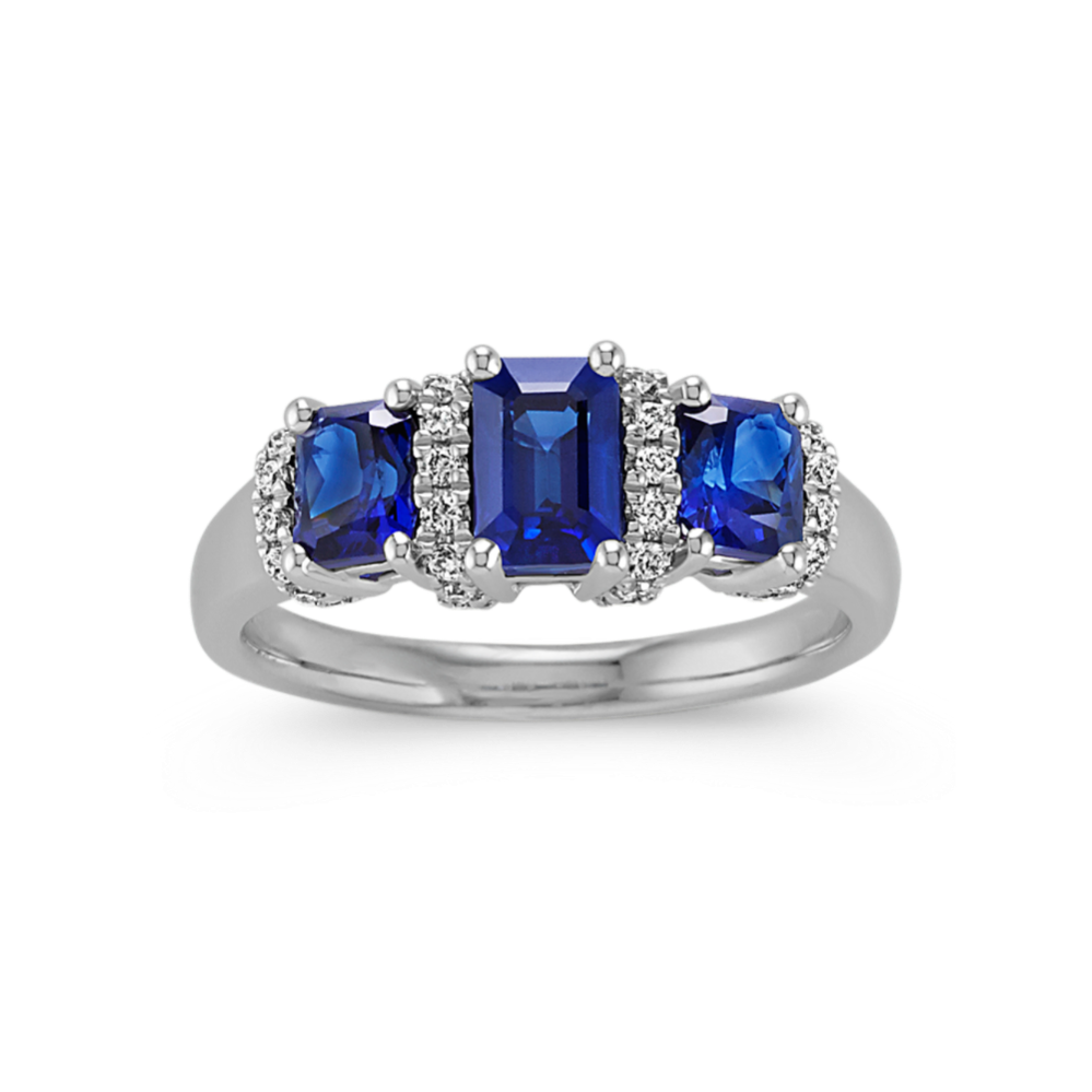 Maura Sapphire and Diamond Ring