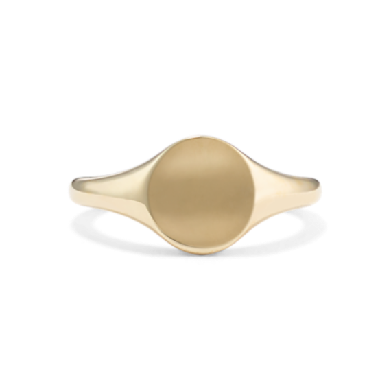 Story 14K Yellow Gold Signet Ring