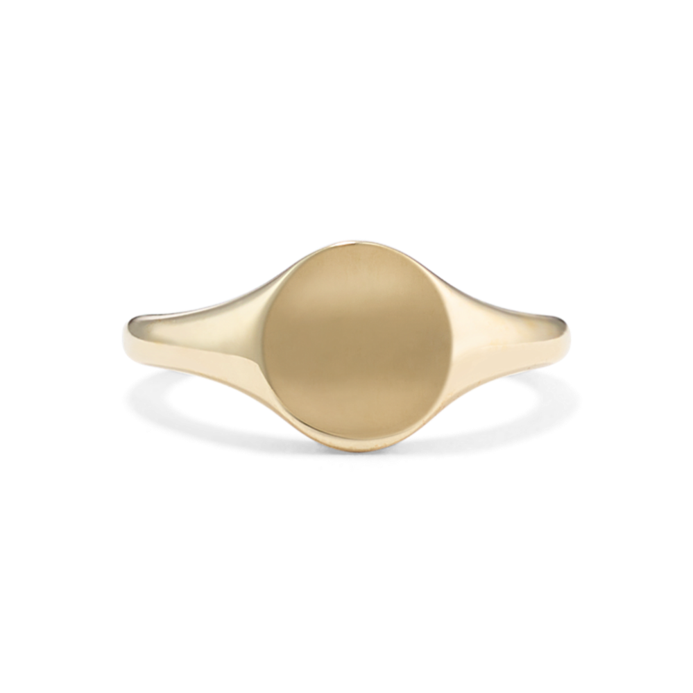 Story 14K Yellow Gold Signet Ring