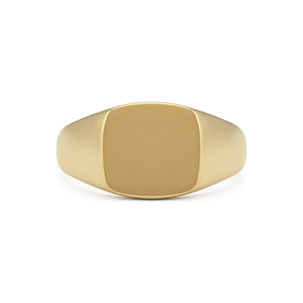 Sutton Square 14K Yellow Gold Signet Ring