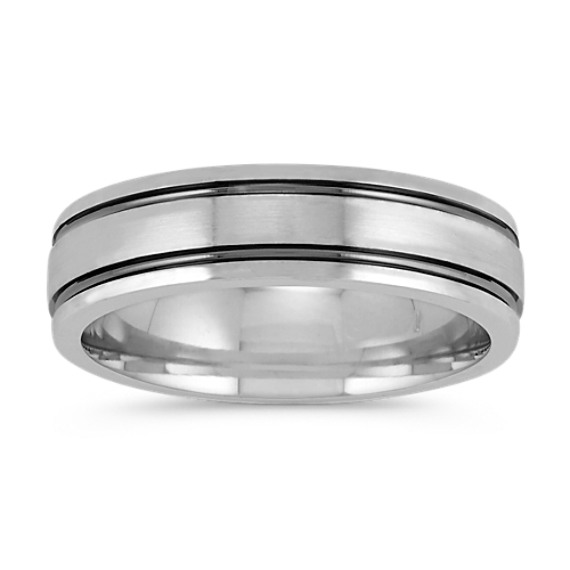 rhodium gold ring