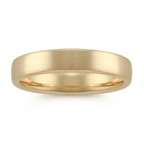 Comfort Fit Band in 14k Yellow Gold (4.5mm) | Shane Co.