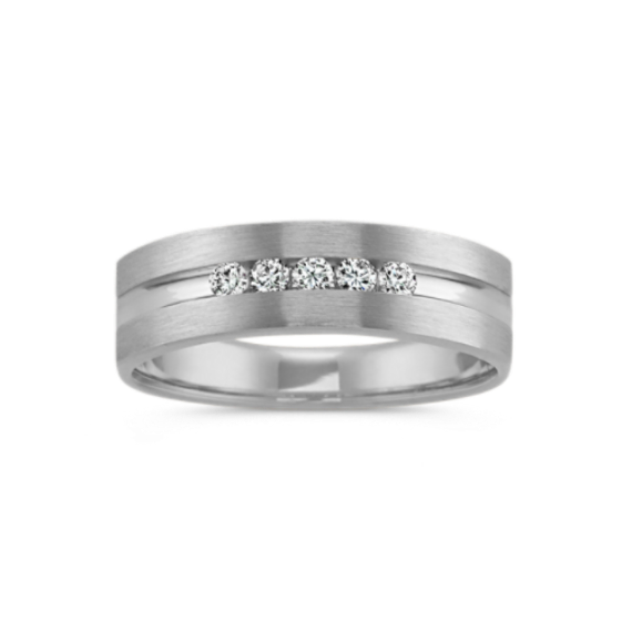 Five-Stone 0.15 tcw Diamond Band (6.5mm)