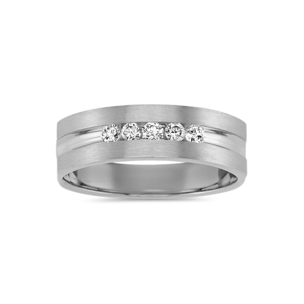 Five-Stone 0.20 tcw Diamond Band (6.5mm)