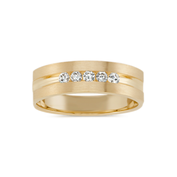 Five-Stone 0.20 tcw Diamond Band (6.5mm)